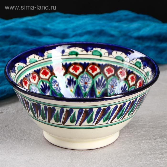 Коса Риштанская Керамика  Коса Риштанская Керамика "Узоры", 18 см, большая, микс