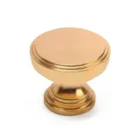 Ручка-кнопка мебельная CAPPIO PK322, d=30 мм, золото, 8 шт. TMP .