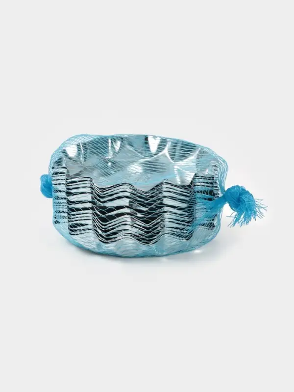 Форма для выпечки печенья, d=9 см, h=1.3 см, жесть, серебристая