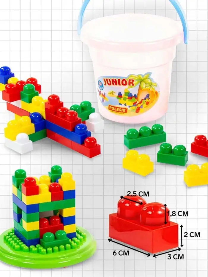 Конструктор &laquo;Юниор&raquo;, 93 детали