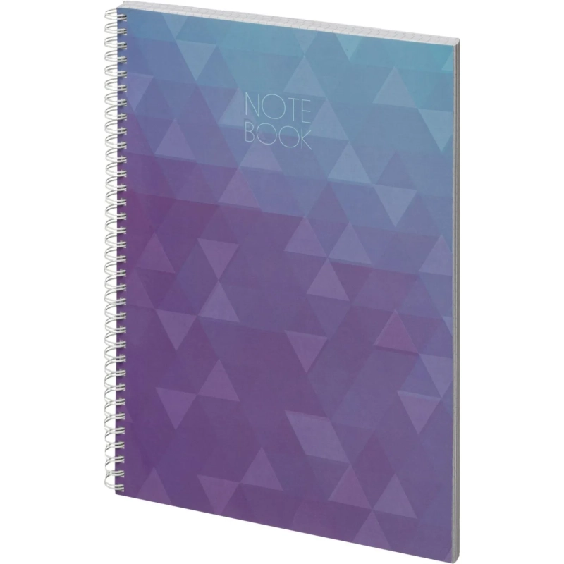 Бизнес-тетрадь Attache Cristal,120л,клет,А4,спир,обл.мел.карт