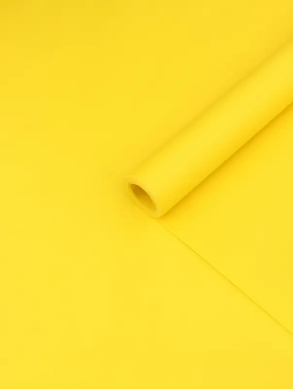 Бумага упаковочная крафт, двусторонняя, желтый, 0.68&times;10&plusmn;5% м