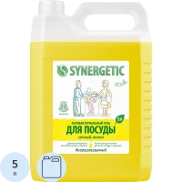 Средство для мытья посуды Synergetic Гипоаллергенное//Антибакт, Лимон 5л