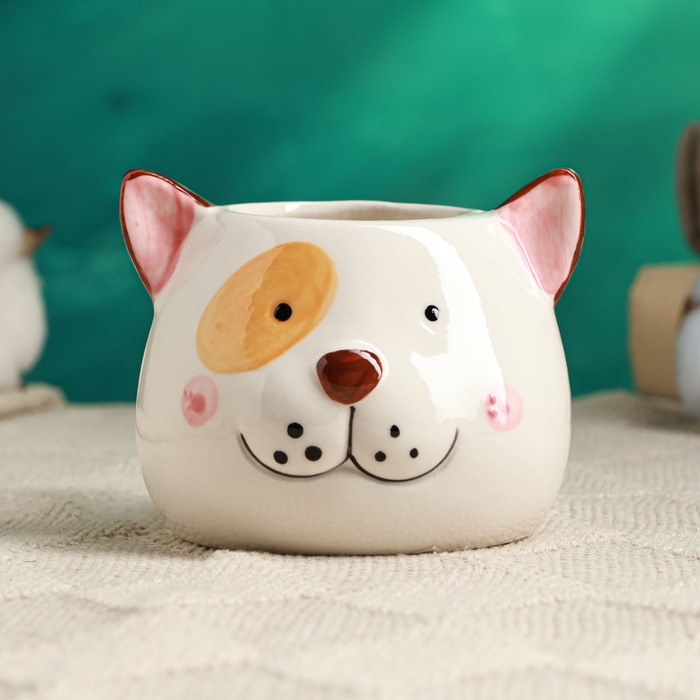 Кашпо  Кашпо "Милый песик" 9х9х6см