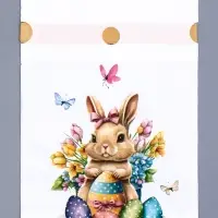 Пакет полиэтиленовый подарочный «Заяц с цветами», с завязками, 15×23 см МИКС Пакет полиэтиленовый подарочный «Заяц с цветами», с завязками, 15×23 см МИКС