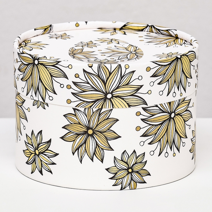 Коробка Коробка "Яичко с цветком", завальцованная, 13 х 8,5 см