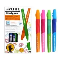 Ручка обучающая для левши deVENTE Study Pen, узел 0.7 мм, каучуковый держатель, чернила синие на масляной основе