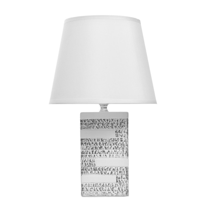 Настольная лампа Настольная лампа"Фортуна" Е14 40Вт серый 20х20х33см