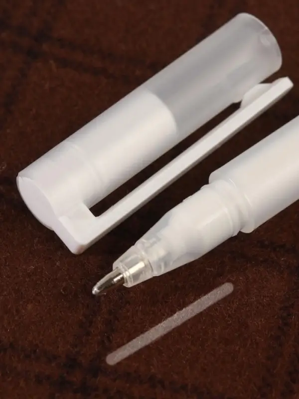 Ручка для джинсовой ткани термоисчезающая, белая