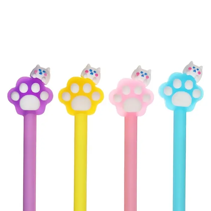 Ручка гелевая-прикол Ручка гелевая-прикол "Лапка" МИКС