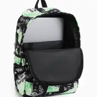 Рюкзак школьный, 1 отделение, 3 кармана, 30&times;13&times;42 см, зелёный