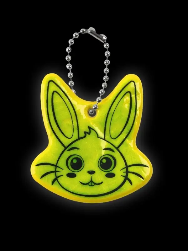 Светоотражающий элемент «Заяц», 5.3×5.6 см, МИКС Светоотражающий элемент «Заяц», 5.3×5.6 см, МИКС