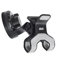Держатель для смартфонов универсальный на приборную панель AVS AH-2227 "Двойная прищепка"