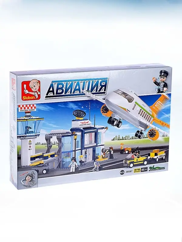 Конструктор Sluban &laquo;Международный аэропорт&raquo;, 678 деталей