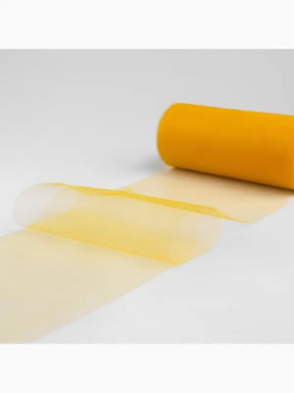 Фатин, 15 см, 23&plusmn;1 м, 11&plusmn;1 г/м&sup2;, тёмно-жёлтый №6
