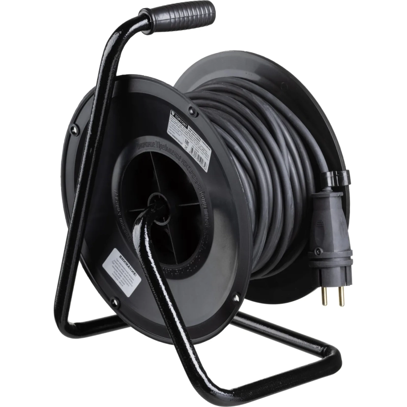 Удлинитель Topfort пласт. КГ 3x2,5 кв.мм 20м 16А 4 гнезда с/з.,с/загл.,IP44