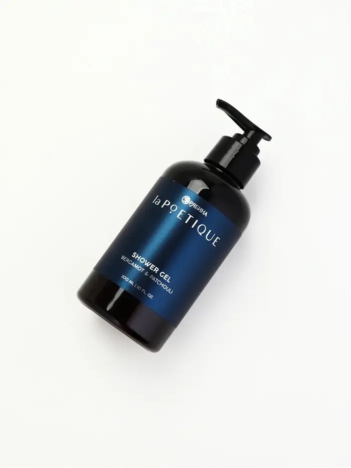 Гель для душа парфюмированный мужской, аромат бергамот и пачули, 300 мл, laPOETIQUE