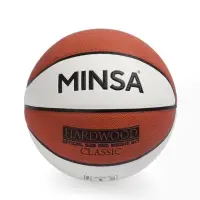 Баскетбольный мяч MINSA Hardwood Classic, PU, клееный, 8 панелей, р. 7, PU, бутиловая камера