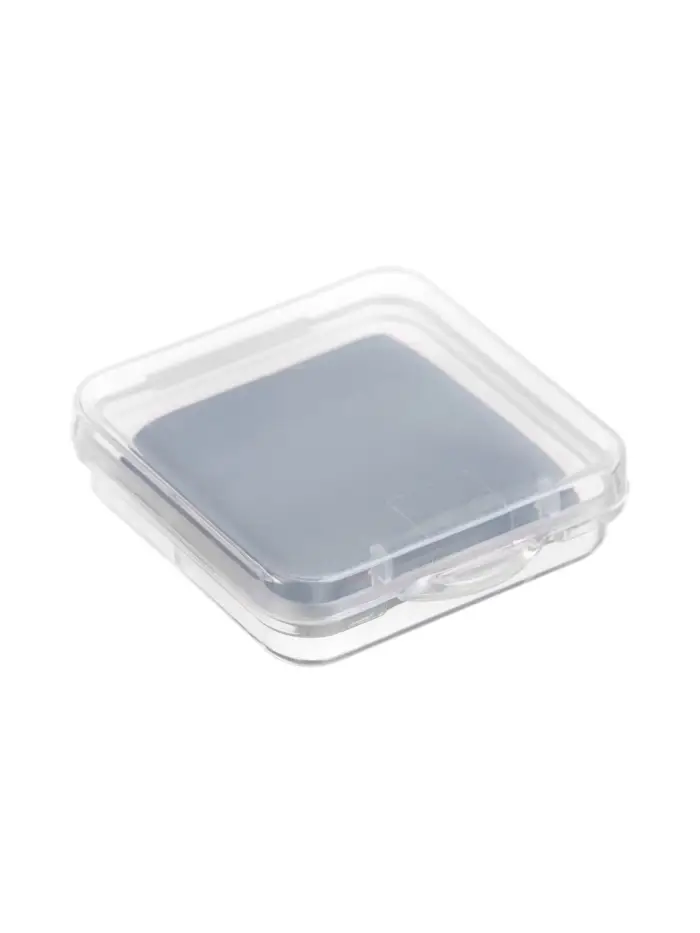 Набор 3 штуки ластиков клячка прямоугольных серый (размер штуки 37 х 35 х 0,9 мм) в коробочке   1096