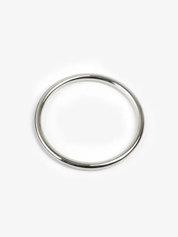 Кольцо литое TEIRA, для сумки, d=35/40 мм, набор 2 шт., 3.1 г, s=2.5 мм, цвет серебряный