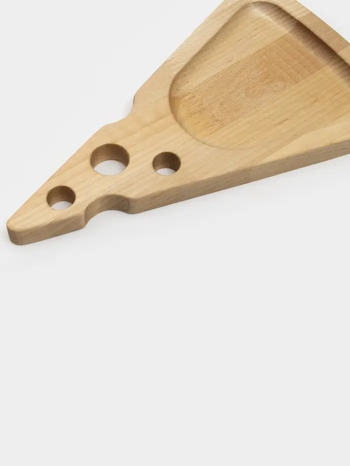 Доска для сыра Доляна &laquo;Для подачи&raquo;, 24&times;15&times;1.8 см, дерево массив берёзы