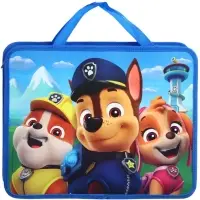 Папка пластиковая с ручками А4, на молнии, 75х330х260 мм, Щенячий патруль