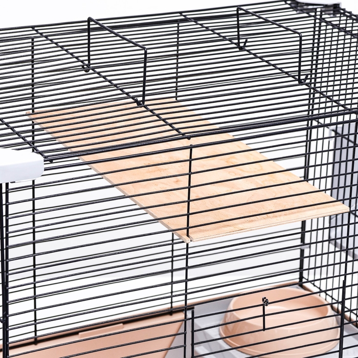 Клетка для шиншиллы Клетка для шиншиллы "Пижон" №19, разборная, 58 х 40 х 49, бежевая