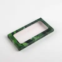 Коробка для шоколада, кондитерская упаковка, &laquo;23 февраля&raquo;, с окном, 17.3&times;8.8&times;1.5 см