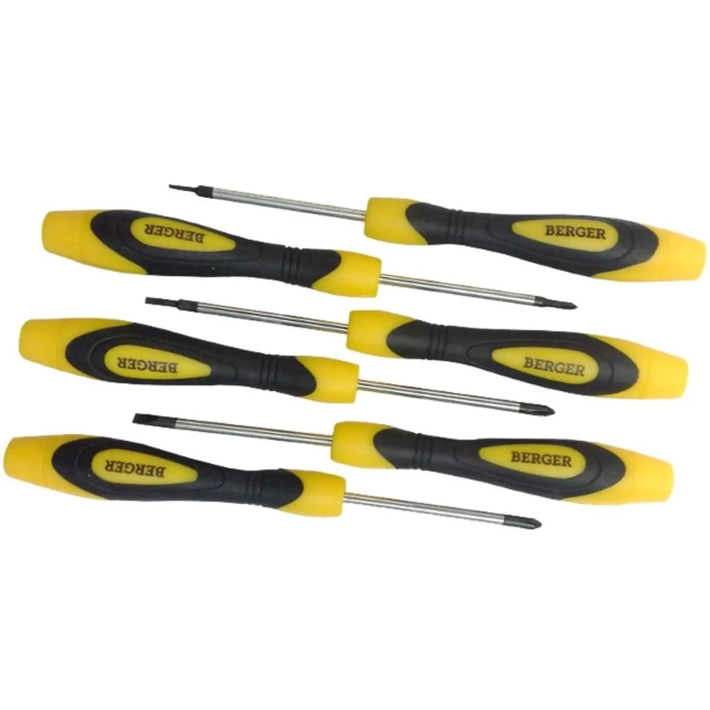 Набор отверток часовых 6 предметов BERGER BG1068