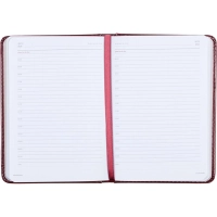 Ежедневник недатированный A6+, 136л, SIDNEY NEBRASKA бордовый 3-496/01