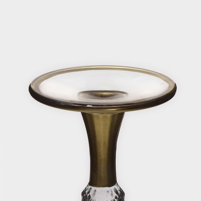 Бокал для вина стеклянный «Триумф», 300 мл, 8,5×18,5 см, цвет изумрудный