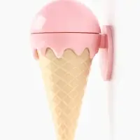 Игрушка для кошек из кошачьей мяты &laquo;Мороженое&raquo;, 5&times;4 с, на основании, розовая
