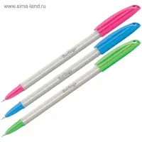 Ручка шариковая Berlingo. Perlamutik, синий стержень, узел 0.7 мм, МИКС