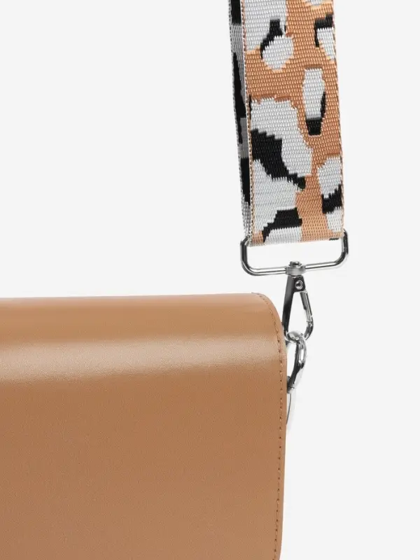 Ручка для сумки &laquo;Леопард&raquo;, стропа, с карабинами, 140&plusmn;1&times;3.8 см, разноцветная