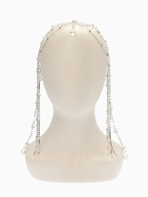 Украшение для волос  Украшение для волос "Хрусталь", цвет белый в серебре