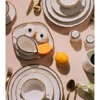 Соусник Magistro Alpine Frost, 285 мл, фарфор, белый