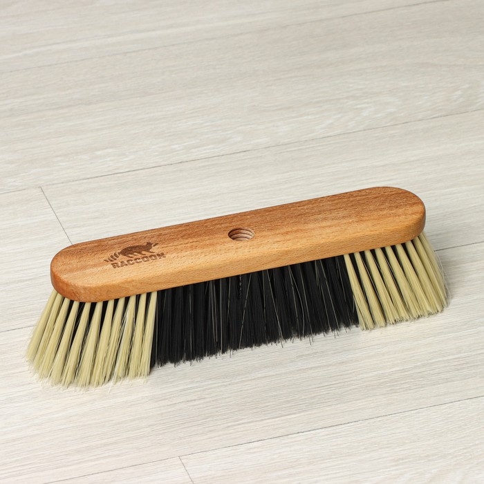 Щётка для пола Raccoon, 28×6×1,6 см, 174 пучка, искусственная щетина Щётка для пола Raccoon, 28×6×1,6 см, 174 пучка, искусственная щетина
