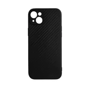 Чехол для iPhone 14 Plus Карбон TPU