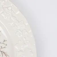 Тарелка новогодняя WY Magical Winter, d=25.5 см, фарфор, без упаковки