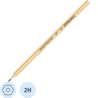 Карандаш чернографитный Красин Конструктор 2H(2Т) дерево/лак шестигр С-319