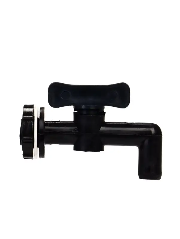 Кран для бака, бочки, канистры, d=20 мм, пластиковый, коричневый