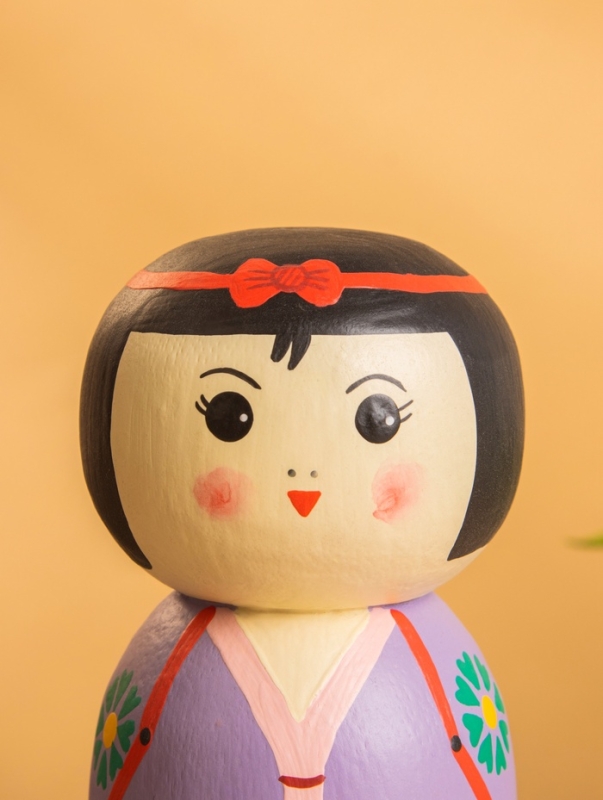 Деревянная кукла кокеши Деревянная кукла кокеши "Зои" 7х7,5х15 см