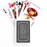 Карты игральные пластиковые Lucky flower, 2 колоды по 54 шт., 8.7&times;5.7 см
