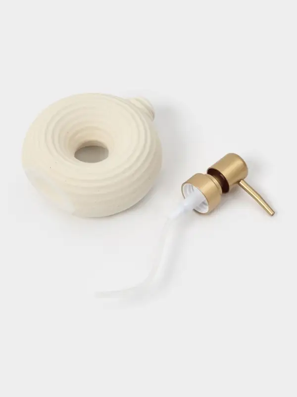 Набор для ванной Набор для ванной "Полосы", 4 предмета (мыльница, дозатор для мыла, 2 стакана), цвет бежевый 108811