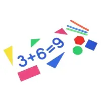 Касса цифр и счетных материалов &laquo;Учись считать&raquo;, 132 элемента, пластик, МИКС