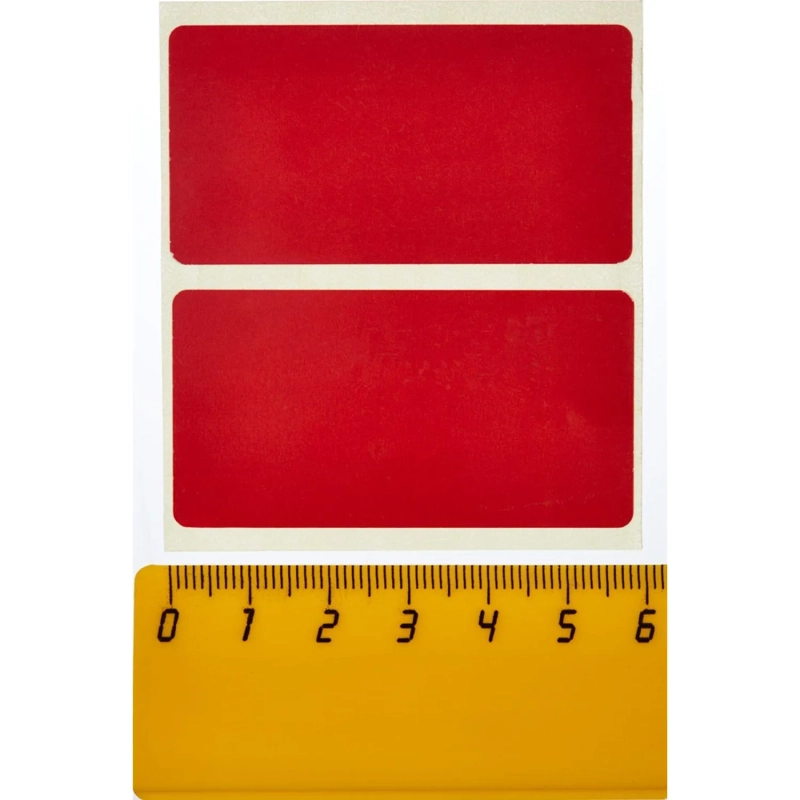 Термоэтикетки ЭКО 58x30, красная, вт.40,&nbsp;700шт/рул