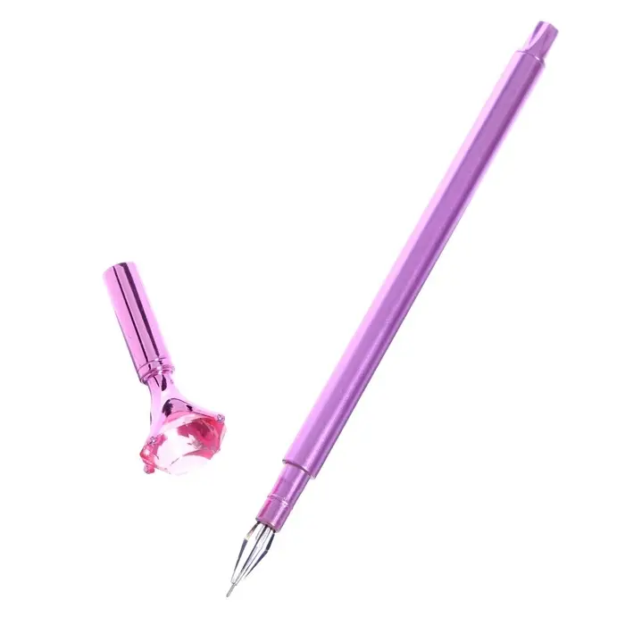 Ручка-прикол &laquo;Кристалл&raquo;, синий стержень, гелевая, МИКС