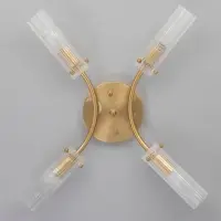 Люстра &laquo;Рико&raquo; 4&times;40 Вт Е27 бронза 46&times;40&times;18 см