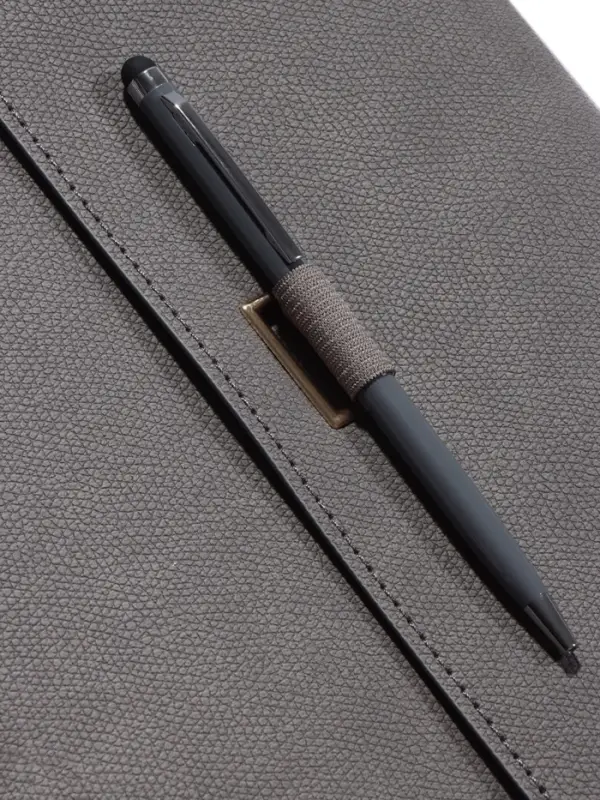 Органайзер на кольцах, А5, с клапаном, 80л, линия, к/зам, с ручкой, Серый Органайзер на кольцах, А5, с клапаном, 80л, линия, к/зам, с ручкой, Серый