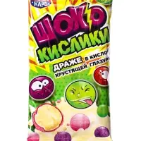 Драже в кислой хрустящей глазури «ШокоКислики», 10 г Драже в кислой хрустящей глазури «ШокоКислики», 10 г